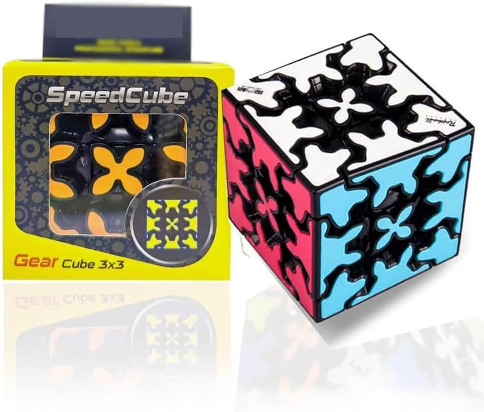 V563-SPEED_CUBE-218192-00 3x3 Square Speed Cube Pyramid Brain Teaser Puzzle Magic Educational Toy - Image 1