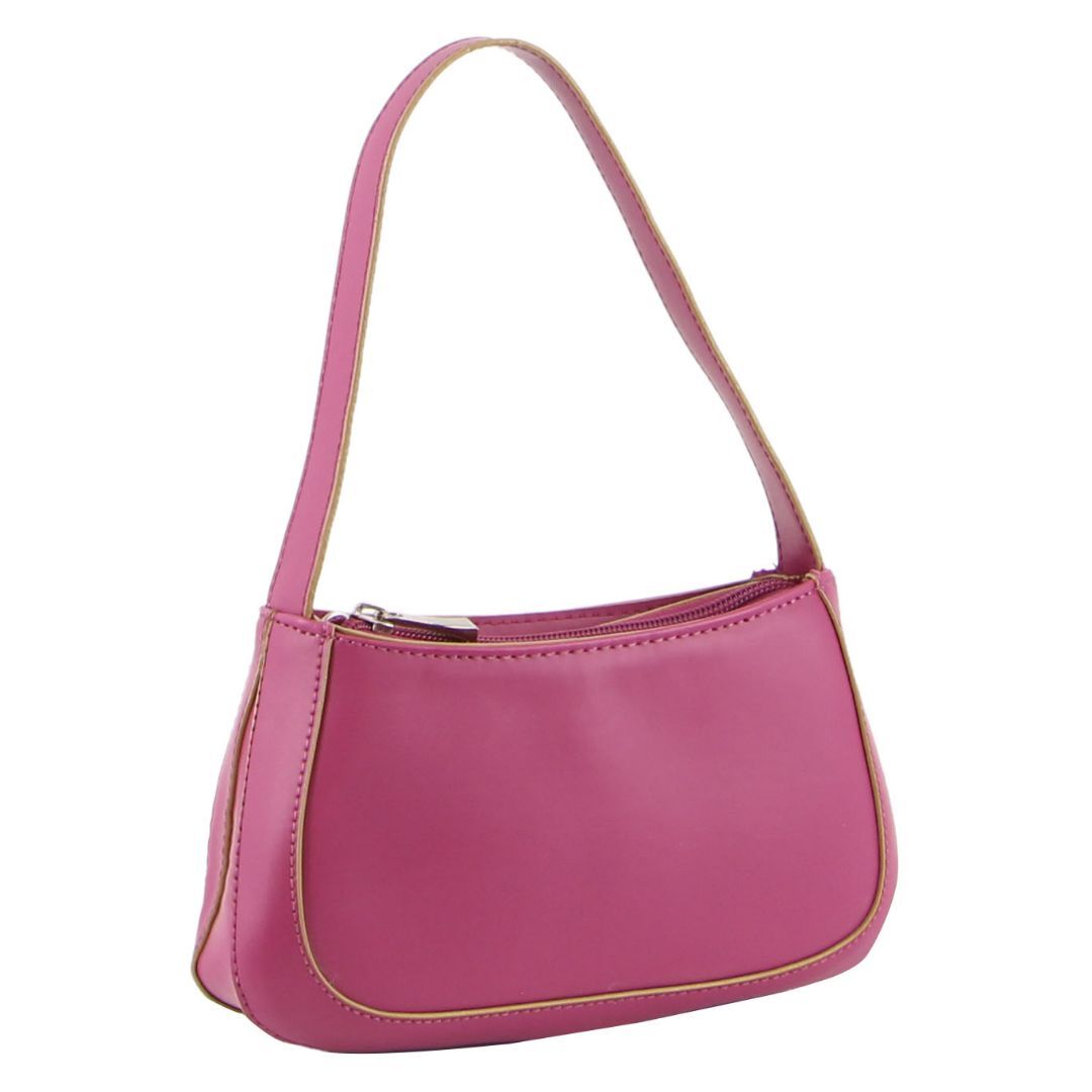 V563-TAR1134-MGNT-187614-00 Milleni Mini Fashion Handbag Bag in Magenta - Image 1