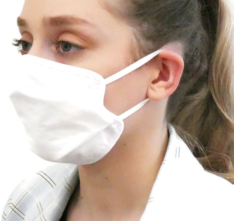 V563-TIGERPLAST_KIDS_WHT-1PC-205152-00 TIGERPLAST Kids Fabric Face Mask Washable Reusable Mask Protect Mouth Cover - Black - Image 1