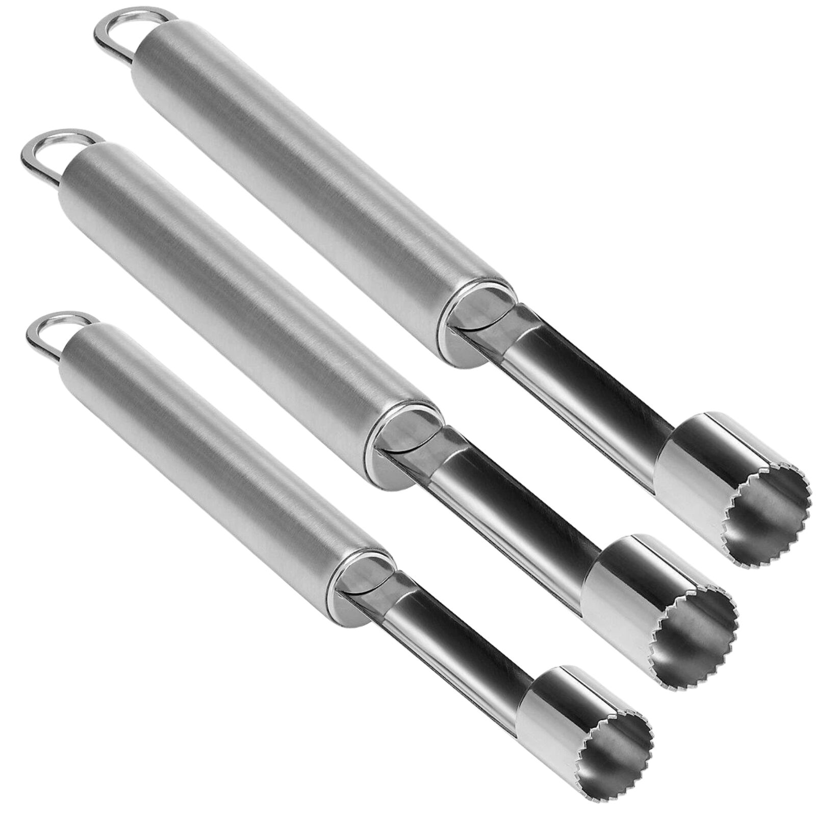 V563-WILTS-W3193-3PCS-202506241237-00 3x WILTSHIRE APPLE CORER Fruit Vegetable Cutter Slicer Tool Stainless Steel - Image 1