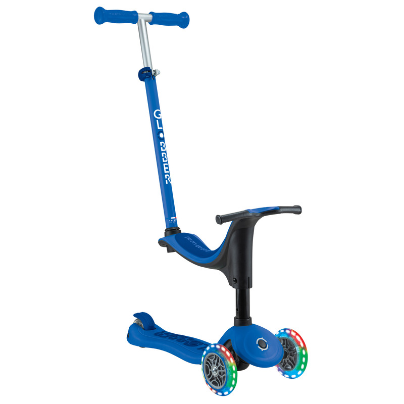 V572-452-600-4S-202503280135-00 Globber GO UP SPORTY Lights with Stabilizer- Navy Blue/ Dark Navy Blue - Image 1