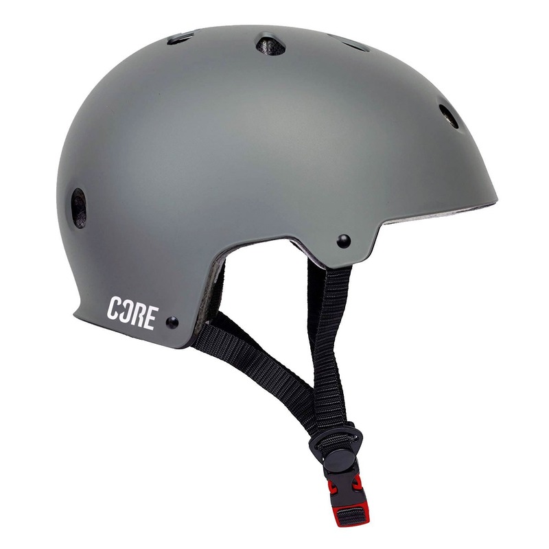 V572-COR-BASH-GRY-SM-202503282120-00 CORE Action Sports Helmet - Grey - S/M - Image 1