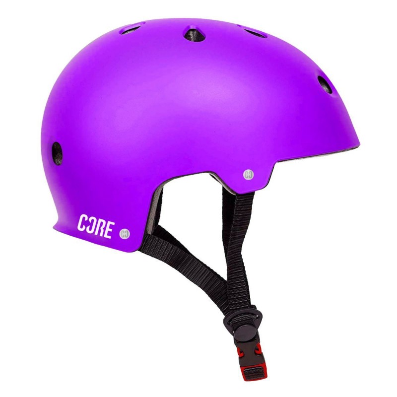 V572-COR-BASH-PU-LXL-202503282120-00 CORE Action Sports Helmet - Purple - L/XL - Image 1