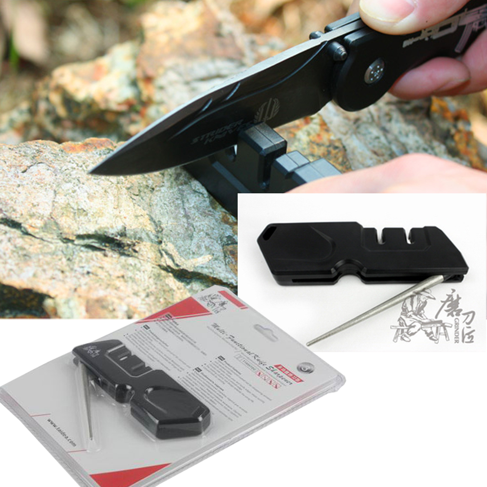 V574-TAIDEA-T1055TDC-131609-00 TAIDEA 3in1 Pocket Knife Sharpener - Image 1