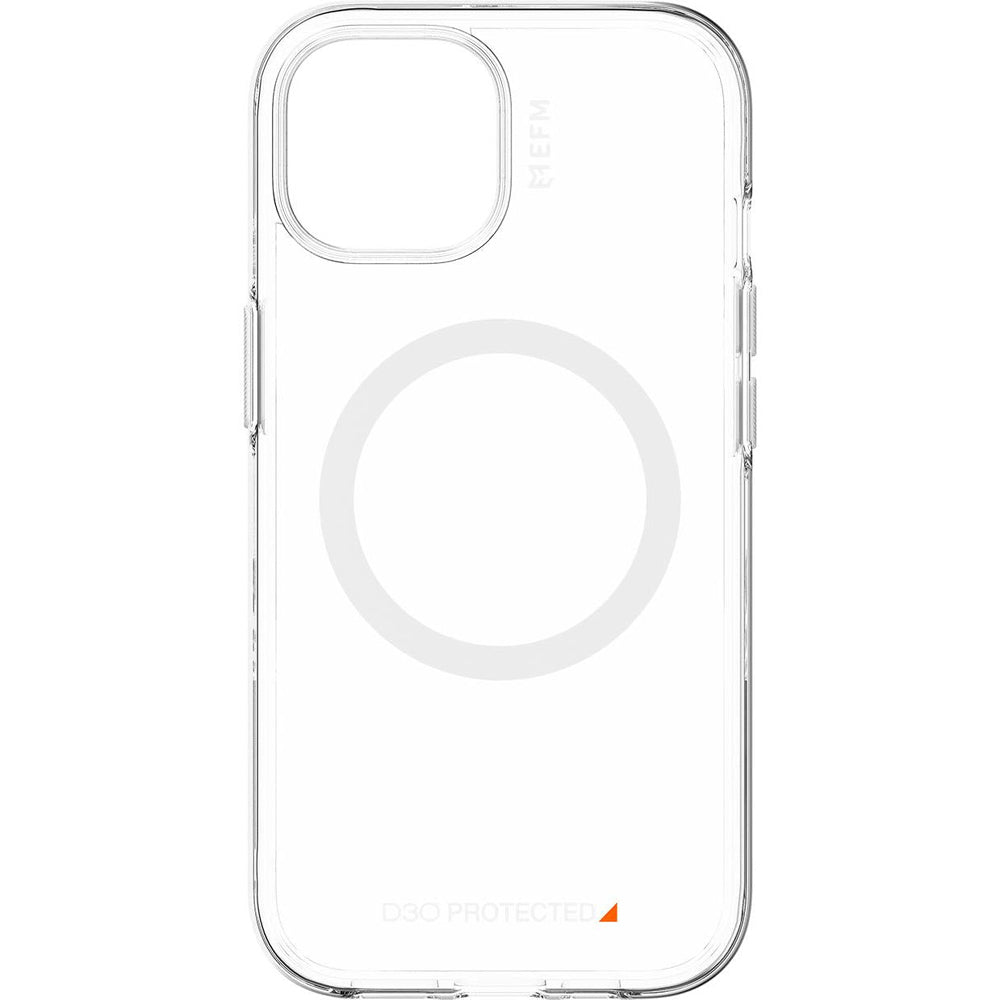 V578-EFCDUAE605CLE-226572-00 EFM Aspen Case Armour with D3O BIO for iPhone 15 - Clear - Image 1