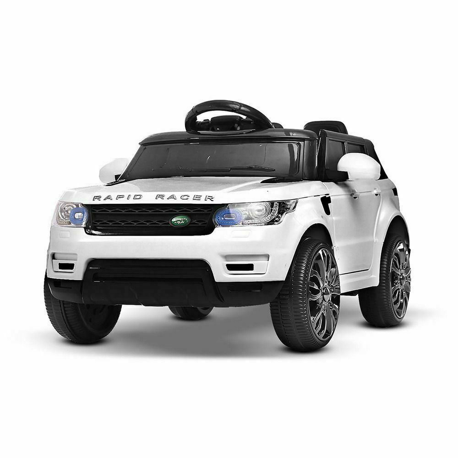 V580-CARS-RR-INSPIRED-WH-202502261405-00 KIDS Ride-On Car Electric Battery KIDS Toy Powered w/ Remote 12V White - Image 1