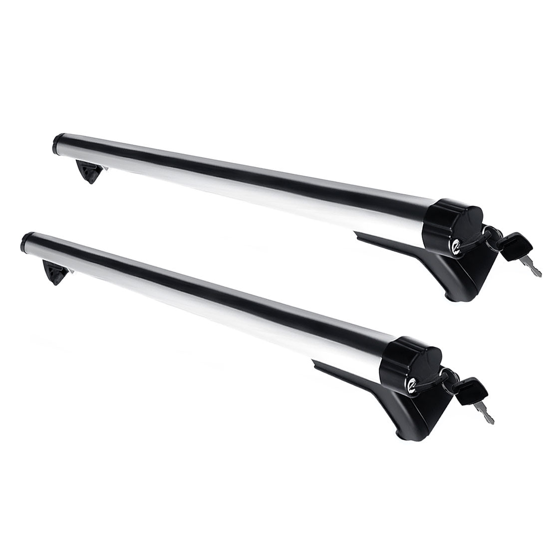 V610-CYC-CROBAR-135-219037-00 135CM Universal Adjustable Aluminum Alloy Car Roof Rack Cross Bars Carrier Lock - Image 1