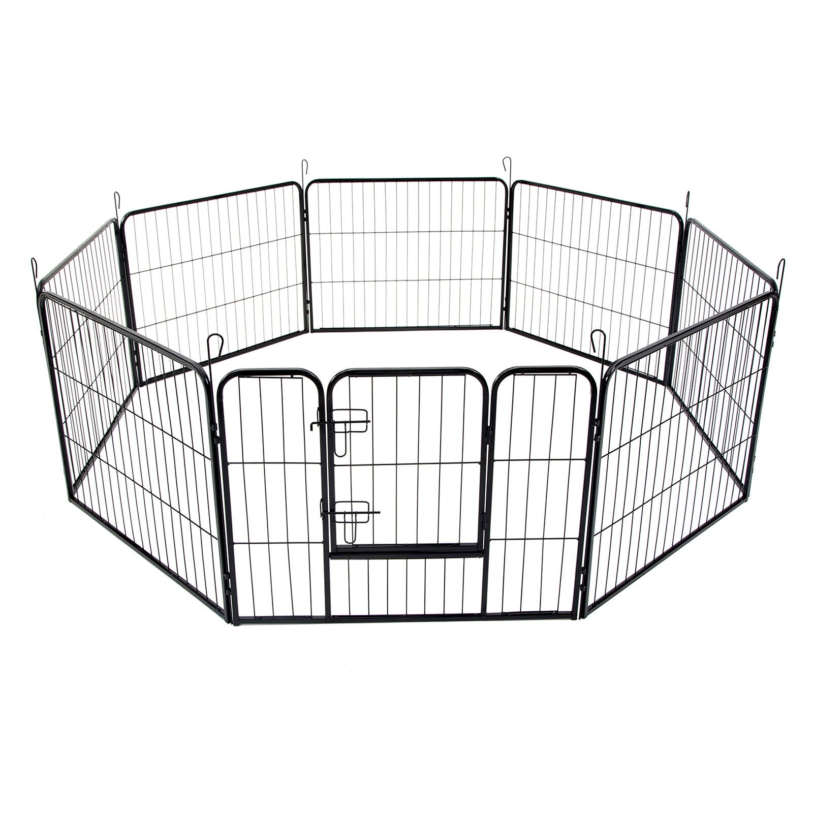V610-LUXPLA-218930-00 Extra Heavy Duty 8 Panel Pet Playpen Dog Cage Puppy Exercise Crate Enclosure Rabbit Fence - Image 1
