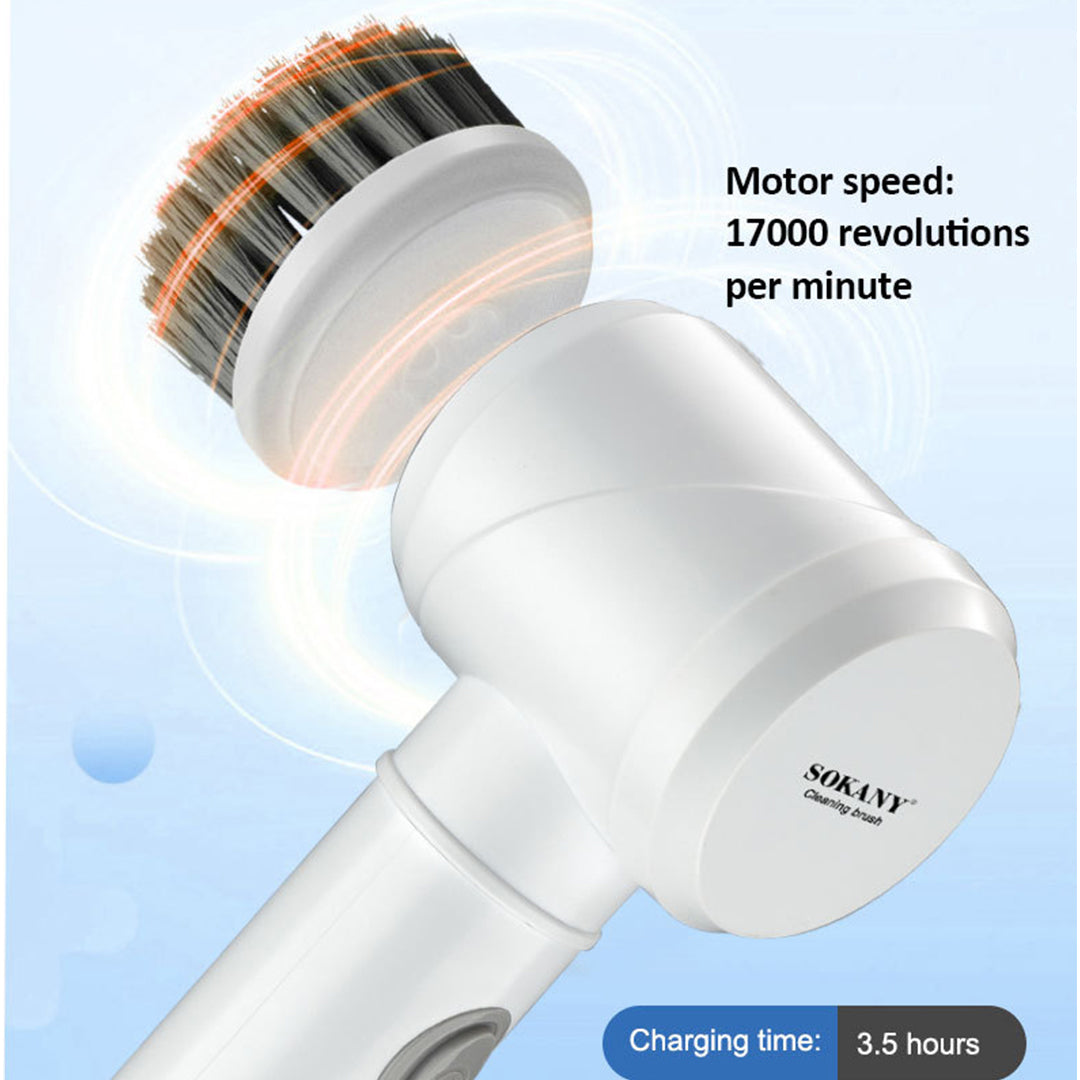 V612-SOK_BRUSH-202503310930-00 Sokany 5-in-1 Handheld Kitchen Scrubber – Multi-Function Cleaning Tool - Image 1