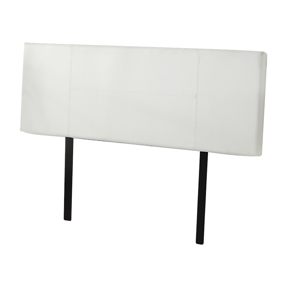 V63-768115-8803-00 PU Leather Double Bed Headboard Bedhead - White - Image 1
