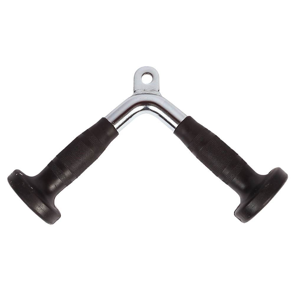V63-784865-9086-00 Randy & Travis Rubber-Coated Tricep Pushdown Bar Attachment - Image 1