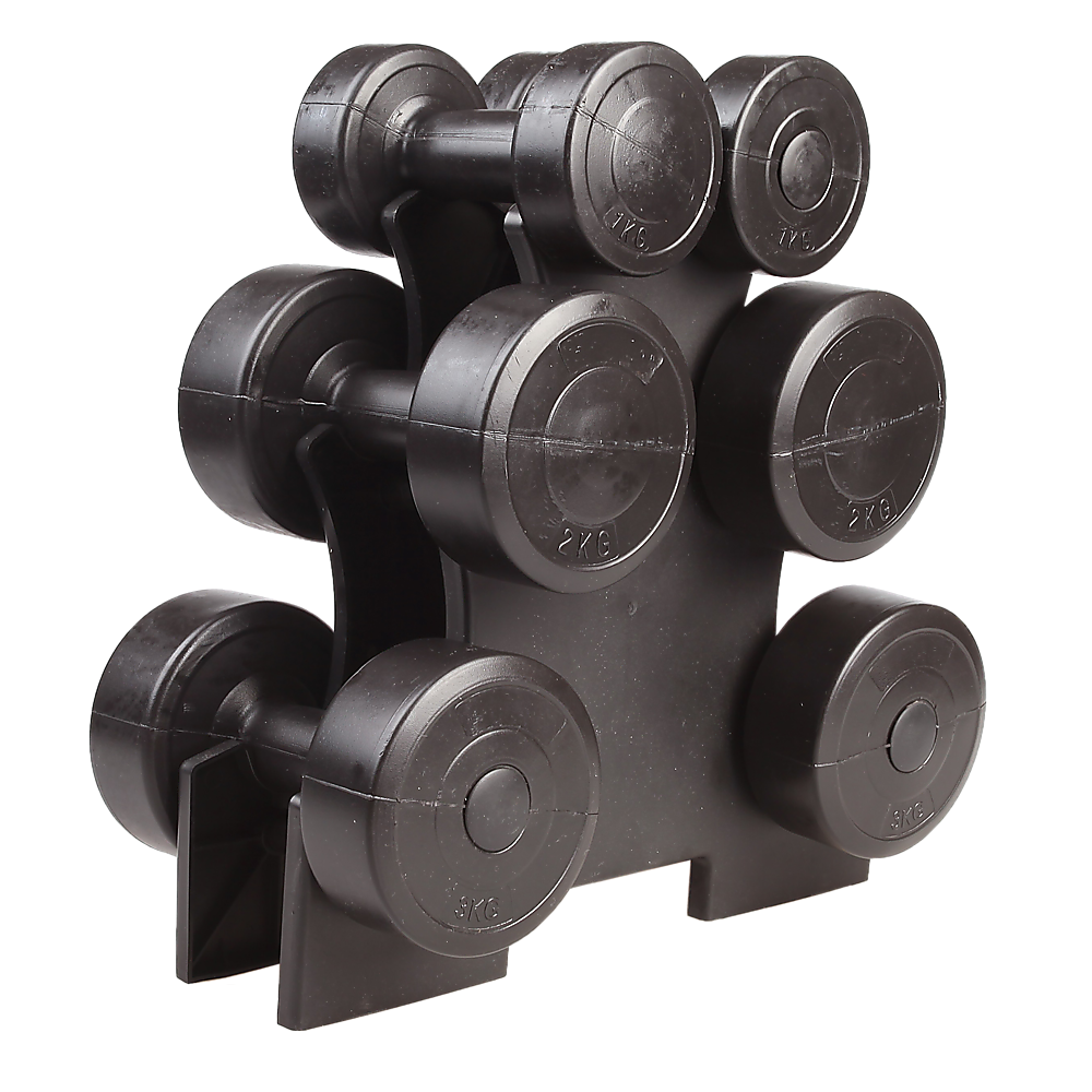 V63-798807-9132-01 12kg Dumbbell Weights Set - Image 1