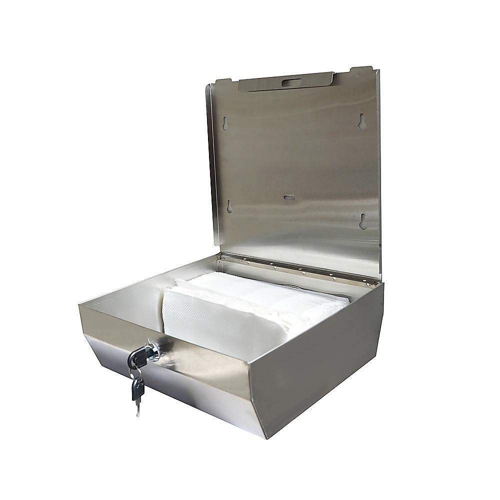 V63-821741-202508041920-00 304 Stainless Steel Hand Paper Towel Dispenser Holder Toilet Heavy Duty - Image 1