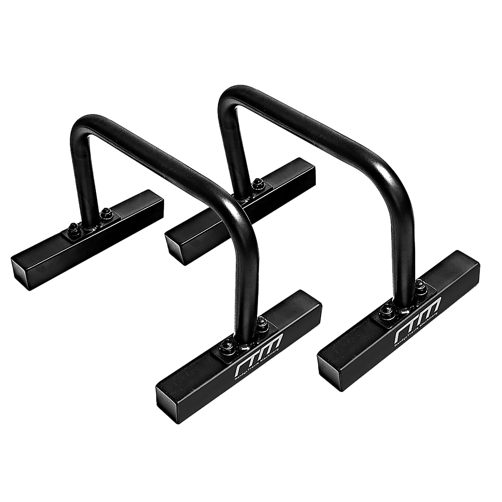 V63-822491-25938-00 Steel Parallette Bars Push Up & Dip Workouts - Image 1