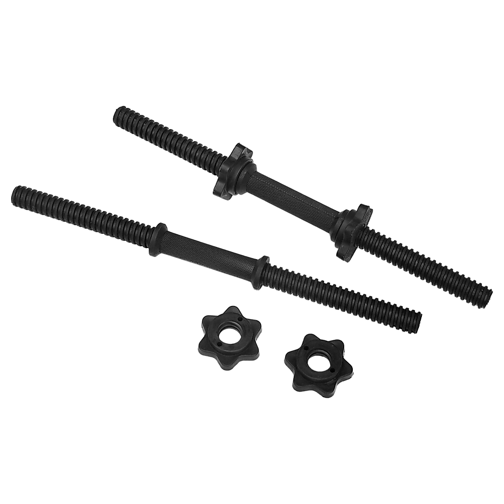 V63-822511-14237-00 45cm - 1 Pair Dumbbell Bar 25mm Diameter - PVC Coated Dumbell Handle - Image 1