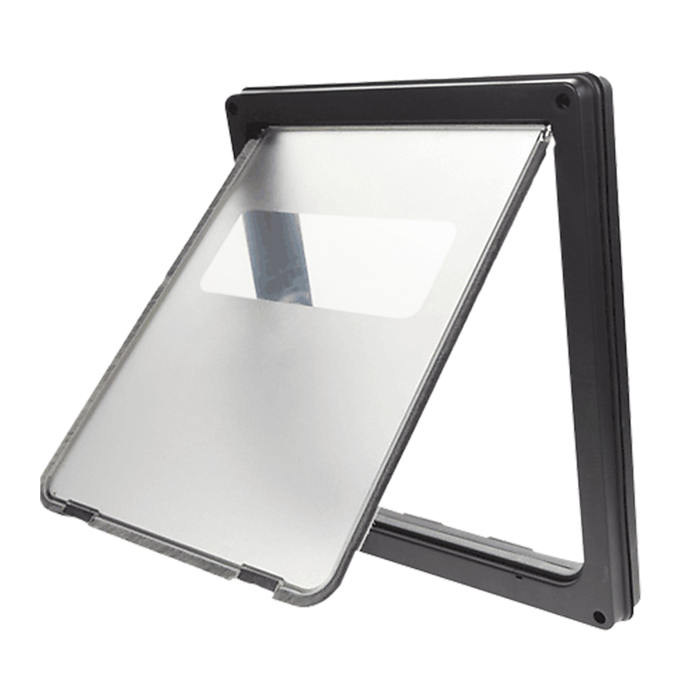 V63-822821-202502281940-00 Pet Cat Dog Safe Security Flap Locking Door - Image 1