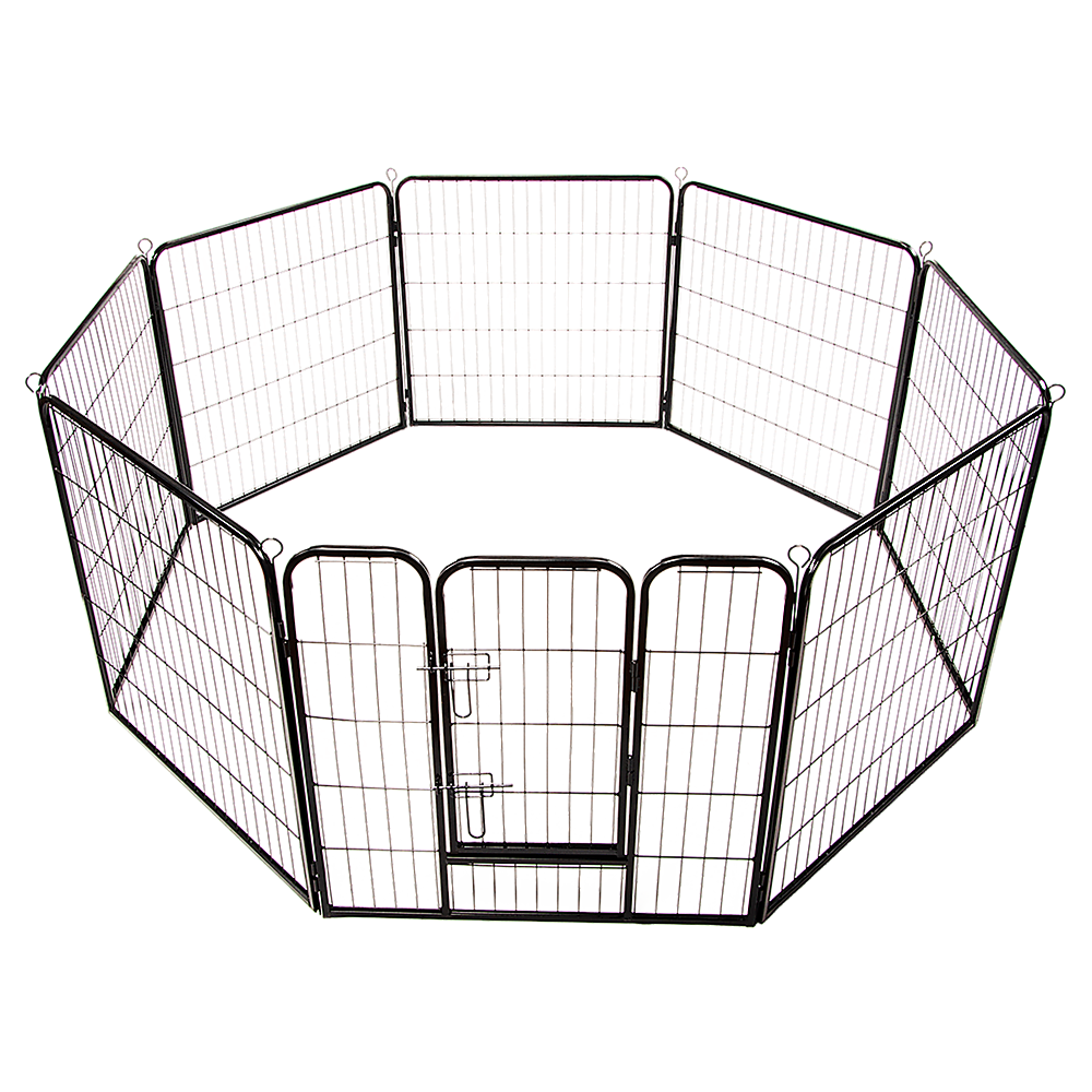 V63-827761-202502281940-00 8 Panel Heavy Duty Pet Dog Playpen Puppy Exercise Fence Enclosure Cage - Image 1