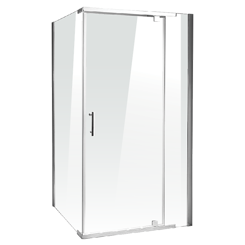 V63-829111-63281476c8abb.1000x1000-00 Shower Screen 1200x700x1900mm Framed Safety Glass Pivot Door By Della Francesca - Image 1