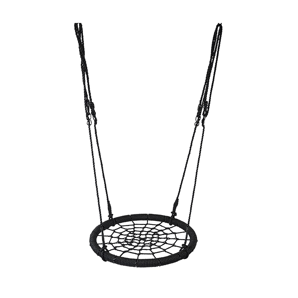 V63-832041_62df7e08e077f.1000x1000 Kids Rope Swing Round Outdoor Birds Crows Nest Spider Web Swing Seat 65cm - Image 1
