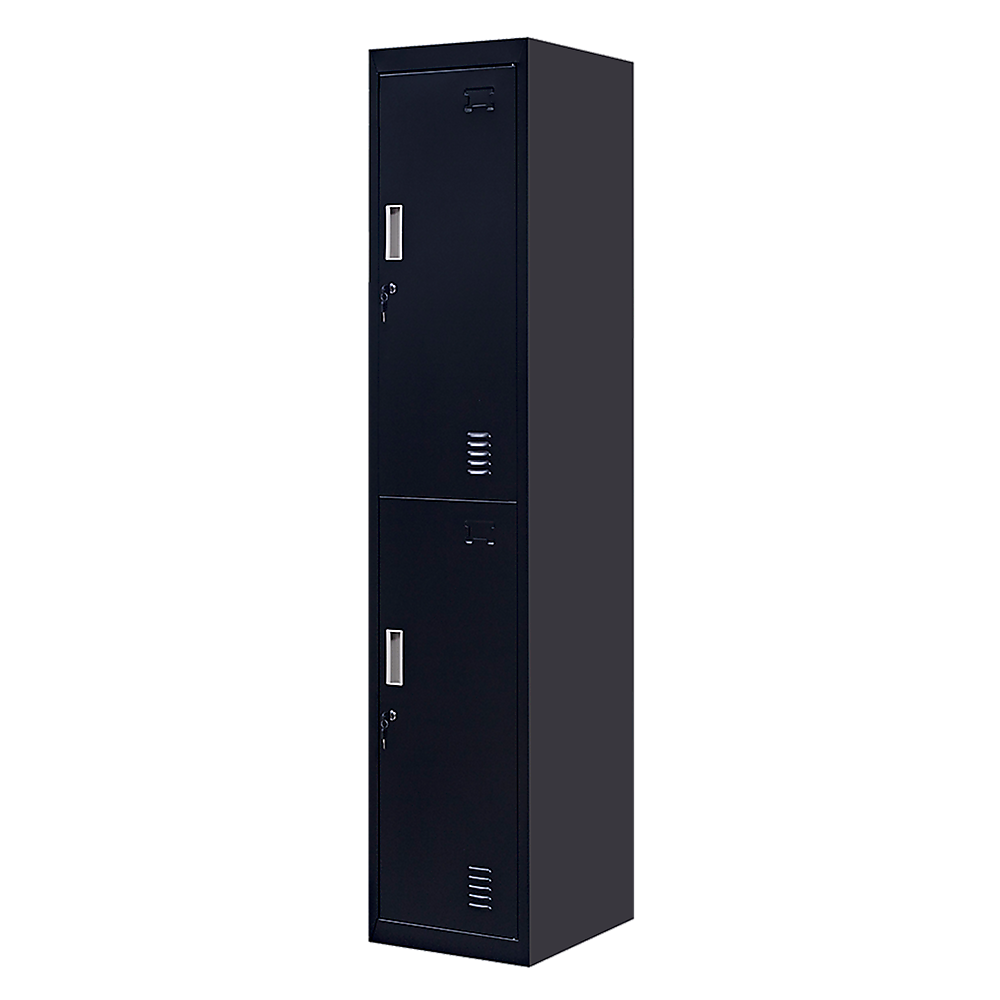 V63-832451-202504141133-00 2-Door Vertical Locker for Office Gym Shed School Home Storage - Image 1