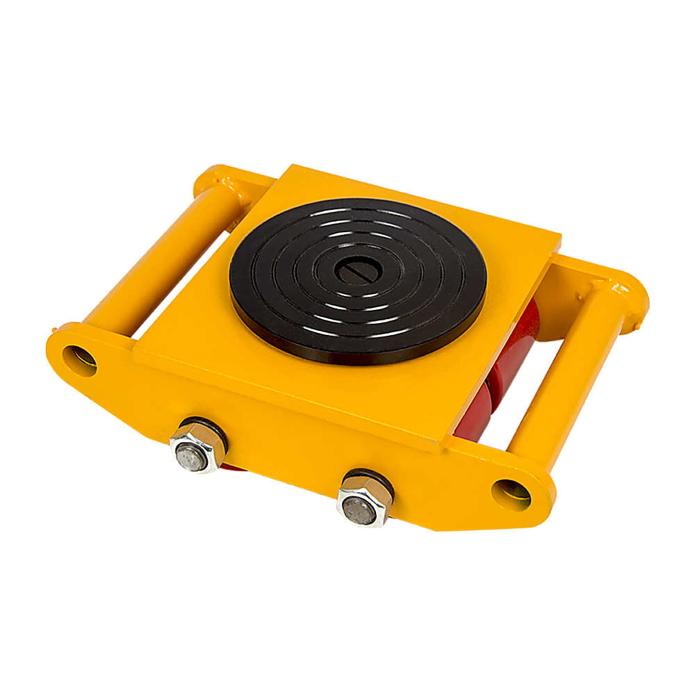 V63-835311-26661-00 Heavy Duty Machine Dolly Skate Machinery Roller Mover Cargo Trolley 6T - Image 1