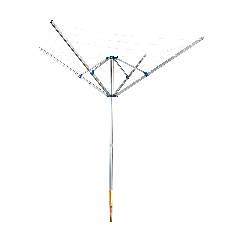 V63-835591-627b5ea2c2b7d.1000x1000-00 4 Arm Rotary Garden Washing Line Clothes Airer Dryer Outdoor Spike 40m Length - Image 1