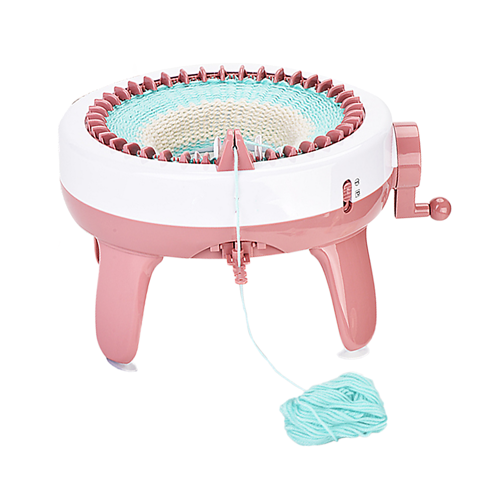 V63-836911-26185-00 DIY Knitting Machine Smart Weaving Knit Rotating Kids Toy Scarf Sock Hat Gift - Image 1