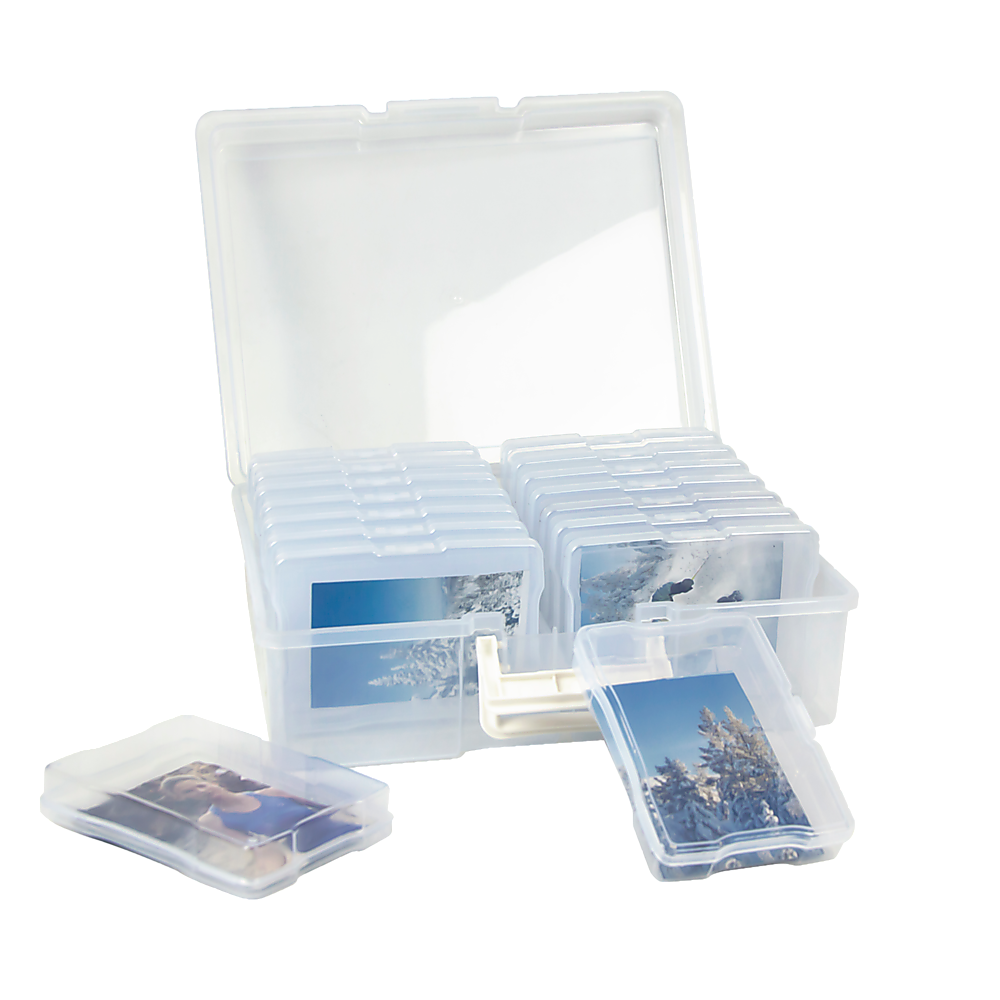 V63-837201-41779-00 Jumbo Photo Storage Box 1600 4x6 Picture Album Organizer Container Craft Case - Image 1