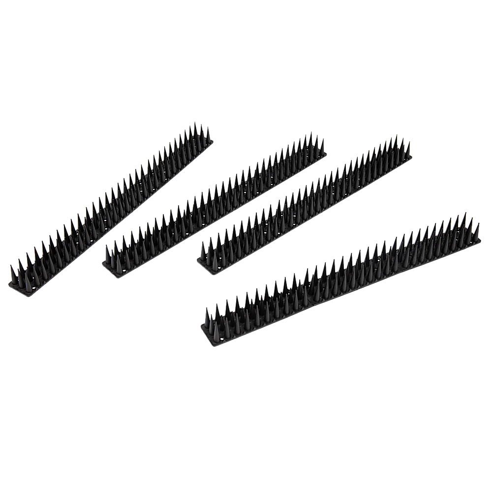 V63-837291-46738-00 12pc Bird Spikes Human Cat Possum Mouse Pest Control Spiked Fence Wall Deterrent - Image 1