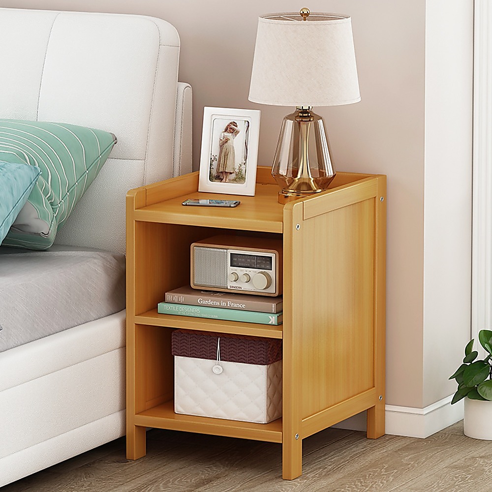 V63-838151-62e73d0929f7f.1000x1000-00 Bamboo Bedside Table Nightstand Storage Bedroom Sofa Side Stand - Image 1