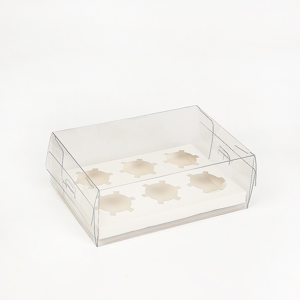 V63-838551-202507181856-00 10Pcs Clear Dessert Boxes Cupcake Packing Boxes Bakery Cake Wrapping Boxes - Image 1