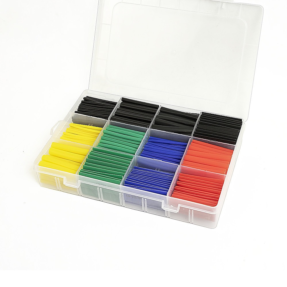 V63-841771-82514-00 630pc Set Mixed Heat Shring Solder Seal Butt Wire Connectors Tubing Sleeving - Image 1