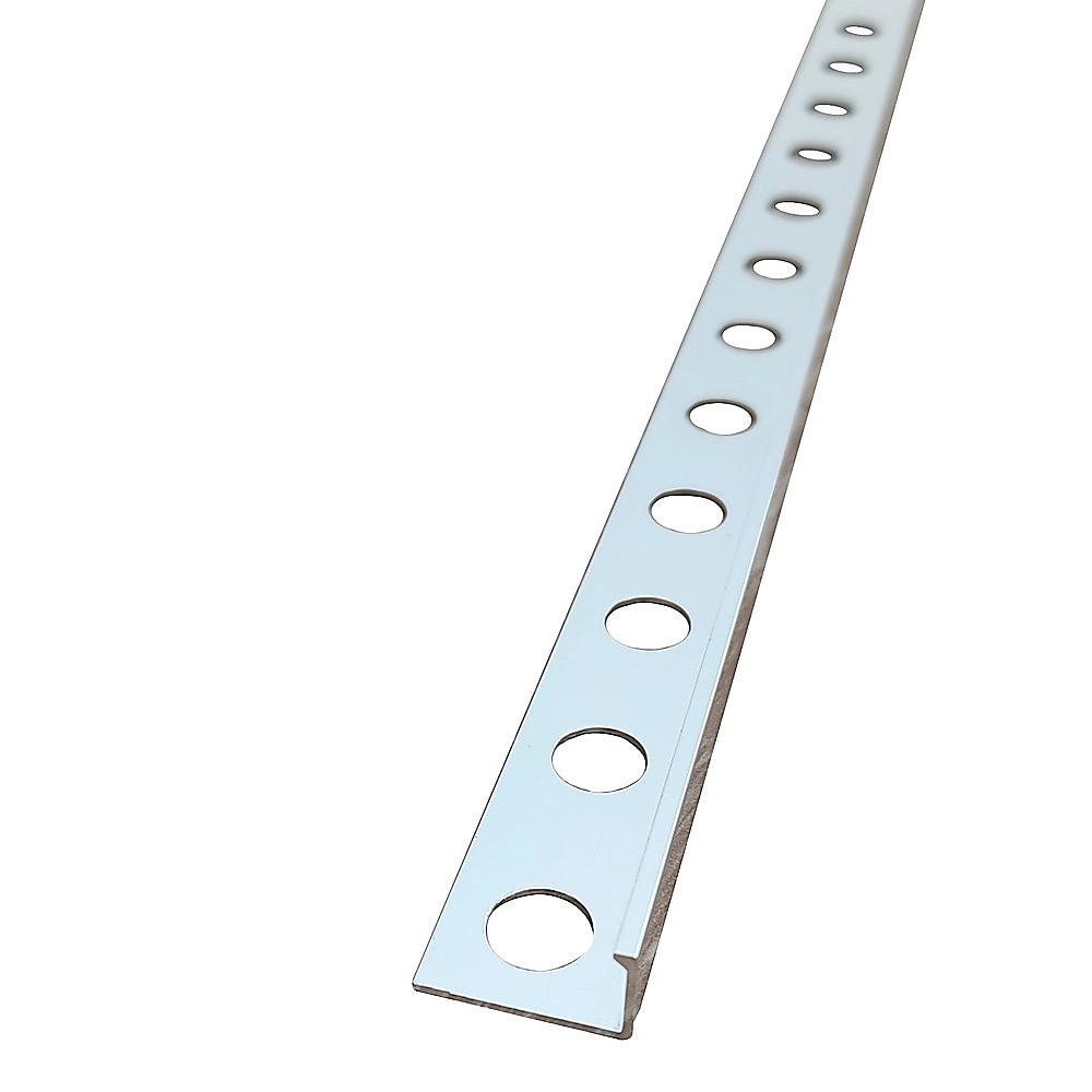 V63-844571-202508051740-00 10 x Tile Trim Heavy Duty L Shaped Edge Aluminium 10mm - Image 1