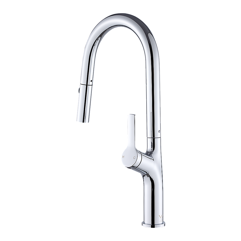 V63-847981-167366-00 Kitchen Laundry Bathroom Basin Sink Pull Out Mixer Tap Faucet in Chrome - Image 1