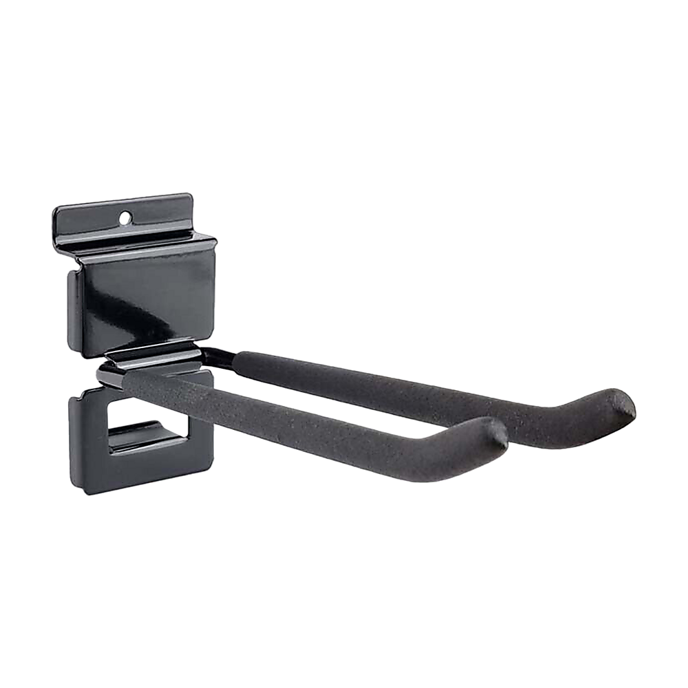 V63-848151-167378-00 Garage Slatwall Retail Store Display Wall Mount Storage Double Hooks - Image 1