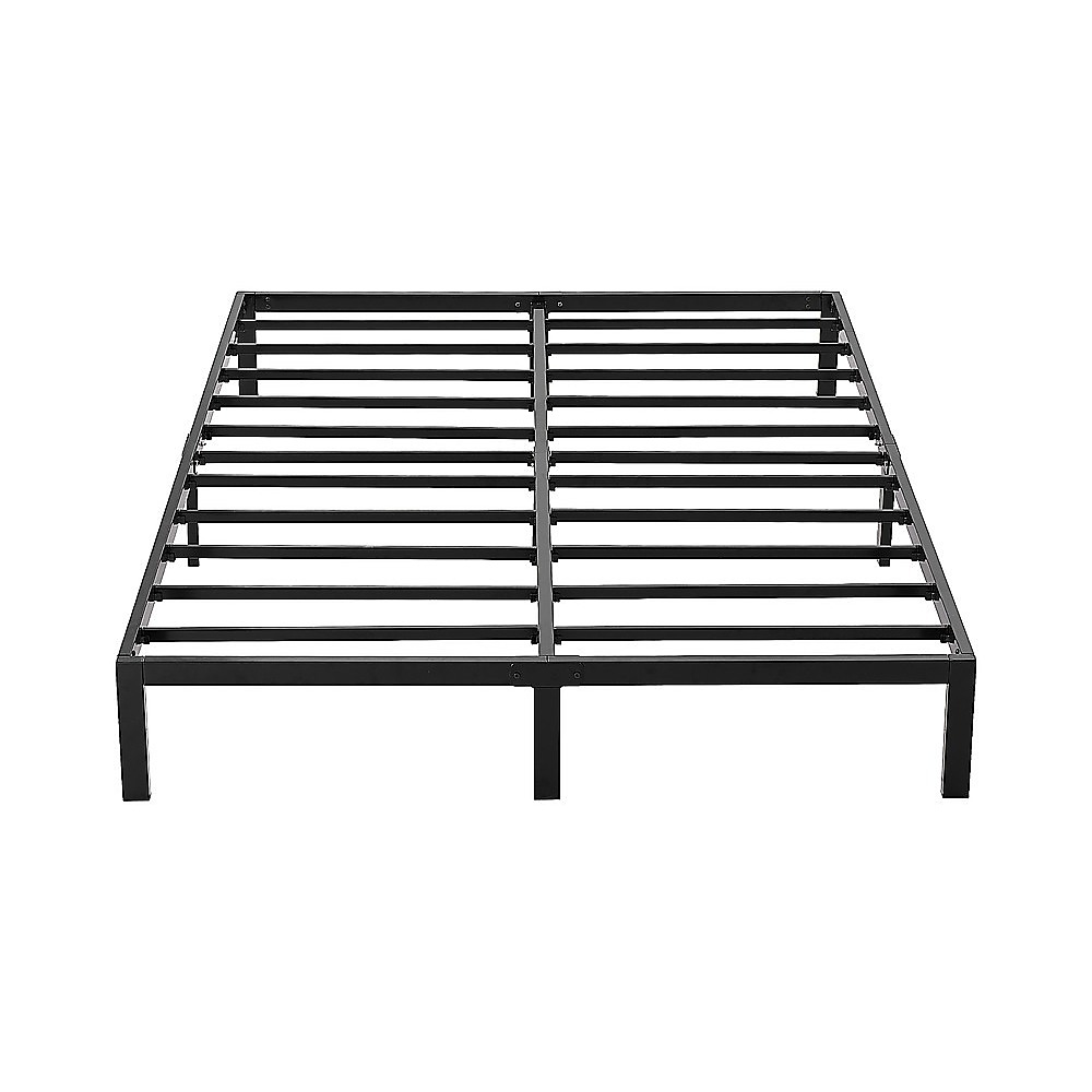 V63-931571-215799-00 Double Full Metal Bed Frame Base – Sturdy Steel Bed Base for Australian Mattress - Image 1