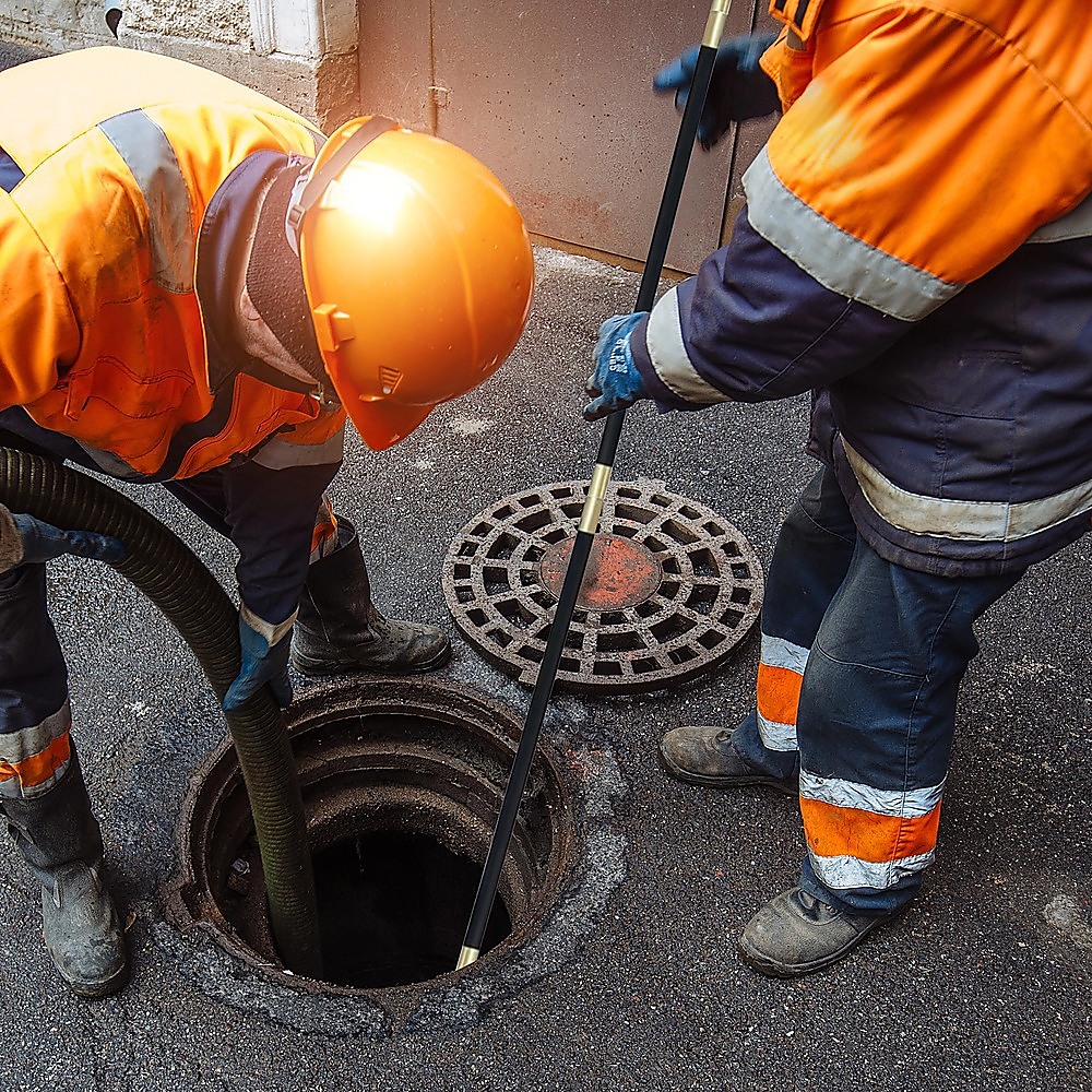 V63-952311-202506241804-00 9m Drain Rod Set Kit Plunger Worm Scraper Cleaning Rods Rodding Carry Bag - Image 1