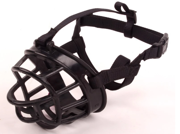 V631-MDPMUZSOF3-186045-00 Dog Muzzle - Soft Anti Biting/Scavenging - Moondidley Pets Size 3 - Image 1