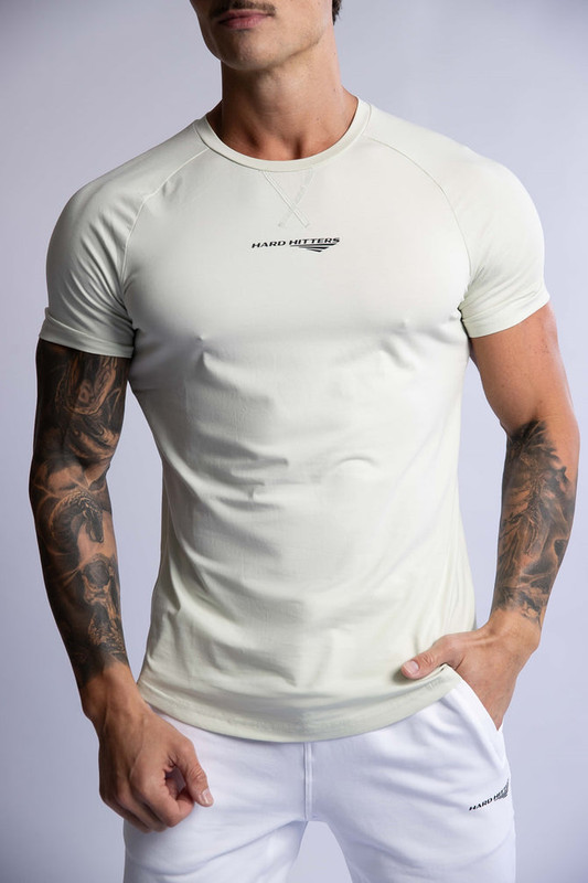 V697-RAGLAN-CREW-TEE-MINT-LARGE-218017-00 HARD HITTERS RAGLAN CREW TEE MINT LARGE - Image 1