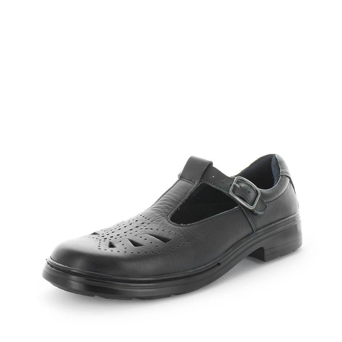 V717-9333333721665-192243-00 WILDE SCHOOL Girl's JESSE School Black Smooth Shoe 9US - Image 1