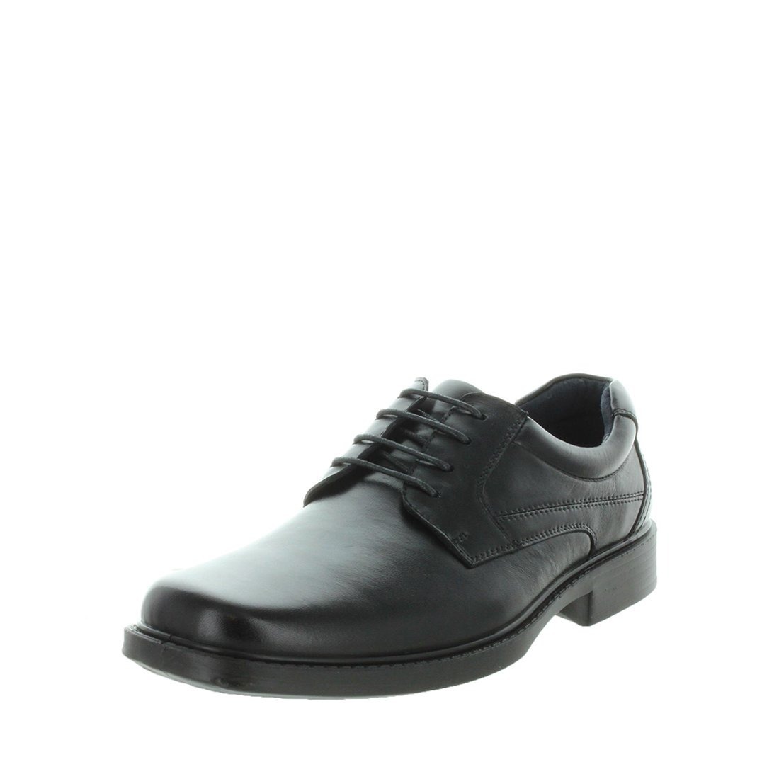 V717-9333333751907-192268-00 CHURCHILL Boy's TOSTE School Black Shoe 44EU - Image 1