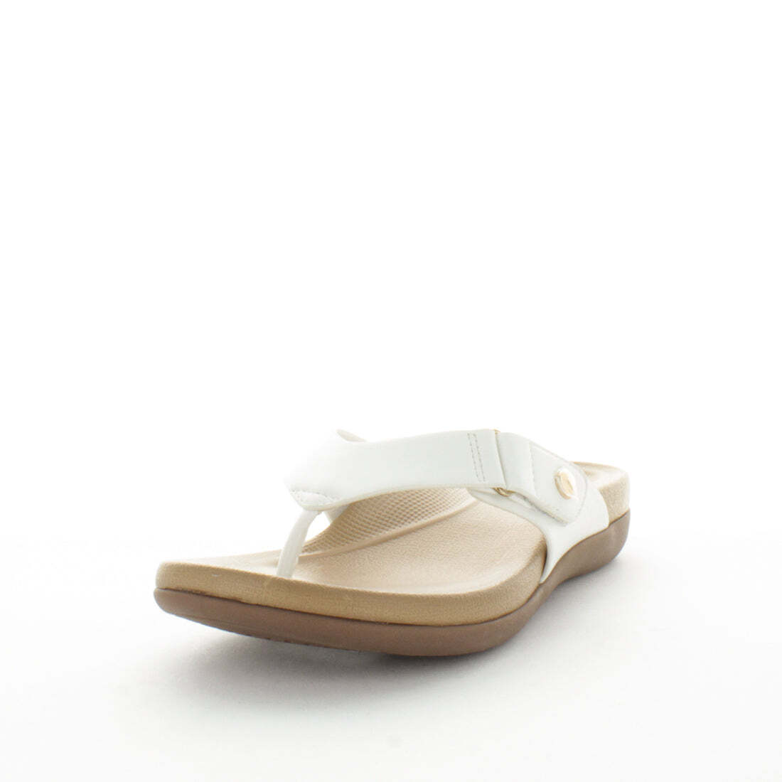 V717-AMESPY-WHITE-40-193842-00 AEROCUSHION Women's MESPY Slides White Shoe 40EU - Image 1