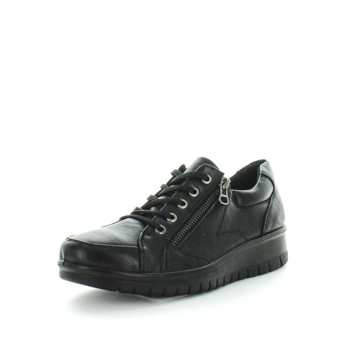 V717-AMOUSSE-BLACKSMOOTH-7-192726-00 AEROCUSHION Women's MOUSSE Sneakers Black Smooth Shoe 7US - Image 1