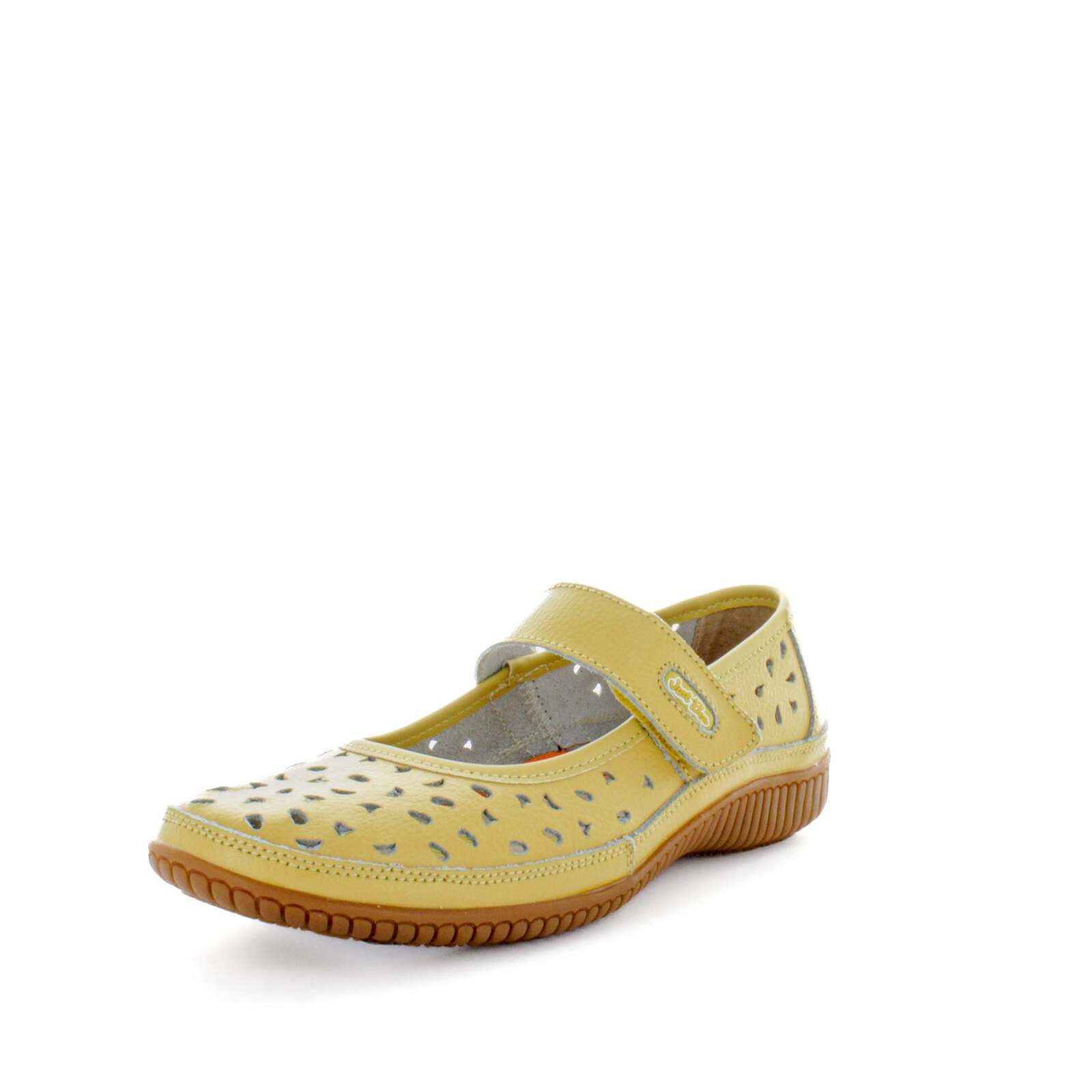 V717-JBCALE-MUSTARD-37-188655-00 JUST BEE Women's CALE Flats Mustard 37EU - Image 1