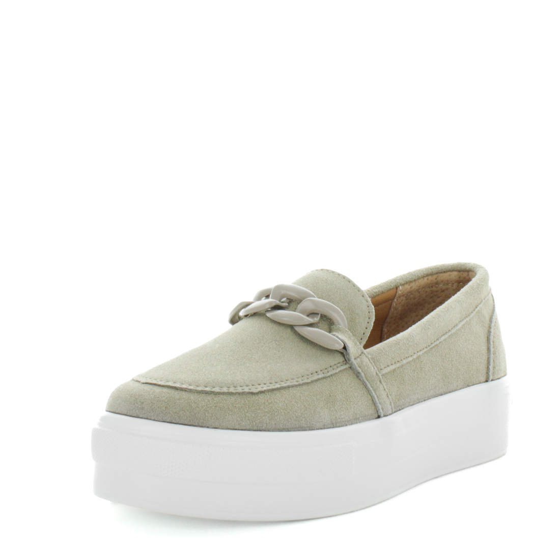 V717-JBCHIMY-BGS-39-188531-00 JUST BEE Women's CHIMY Loafers / Slip ons Beige Suede 39EU - Image 1