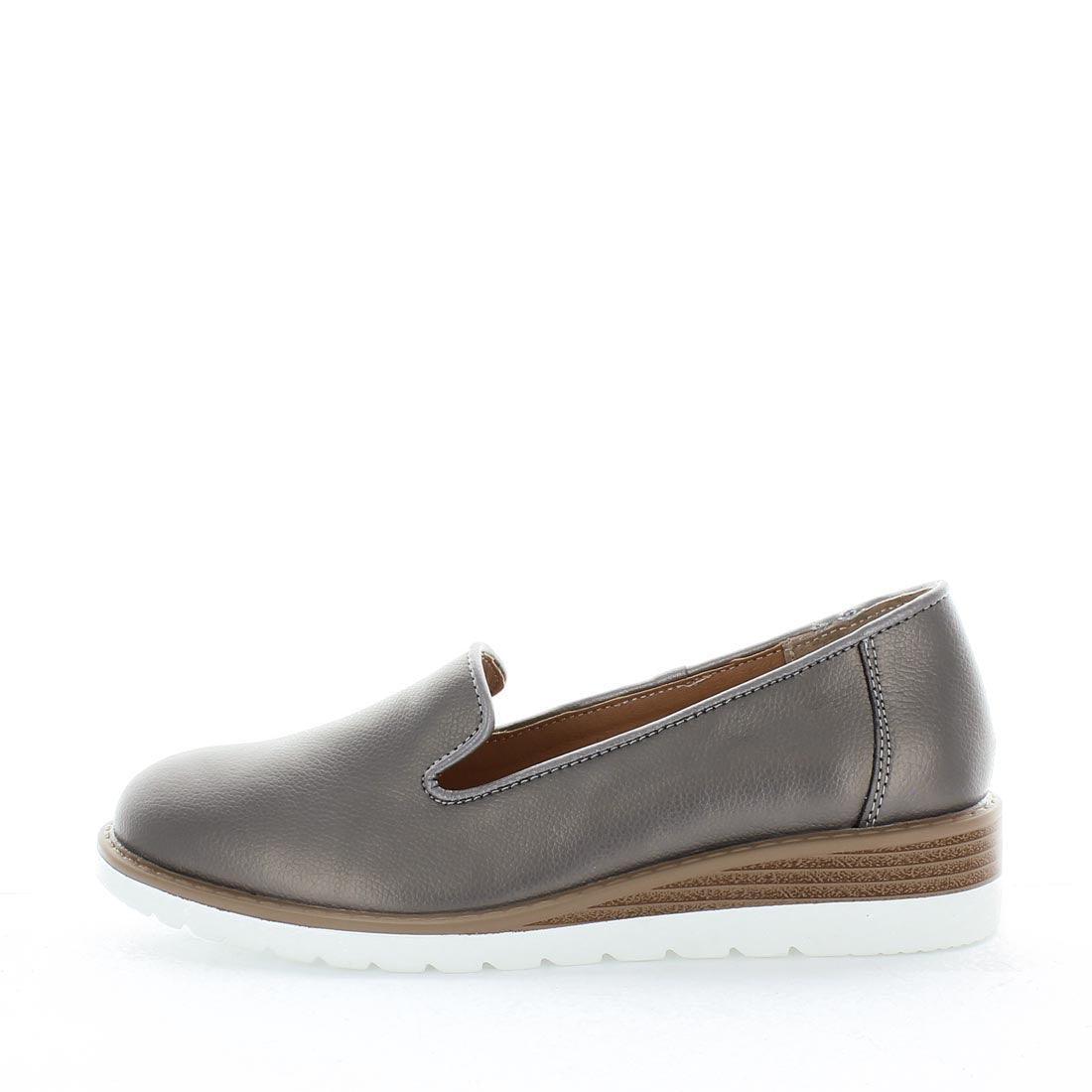 V717-JBCLAUDIA-PEWTER-40-189109-00 JUST BEE Women's CLAUDIA Flats Pewter 40EU - Image 1