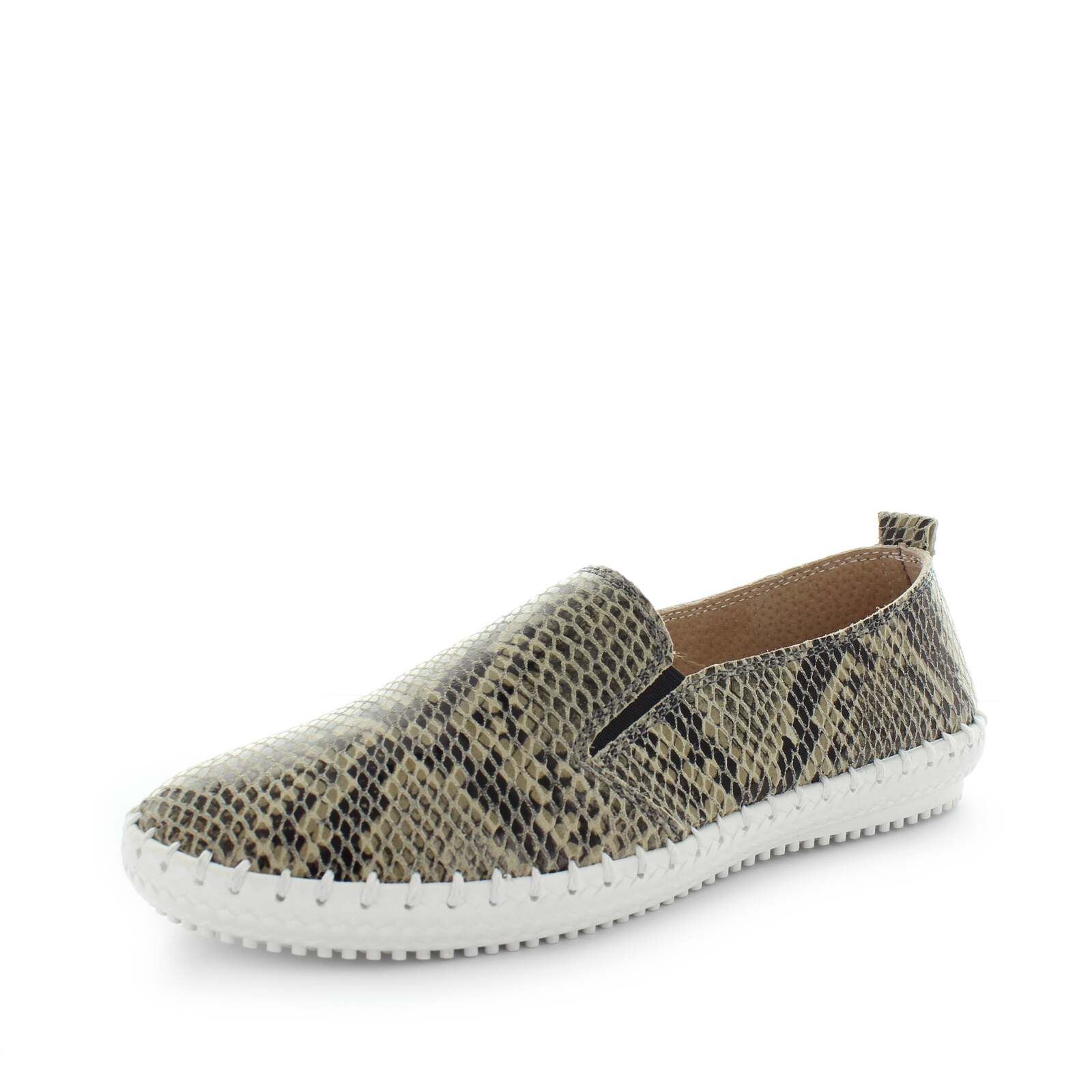 V717-JBCOBLE-SNAKEPRINT-38-188816-00 JUST BEE Women's COBLE Loafers / Slip ons Snake Print 38EU - Image 1