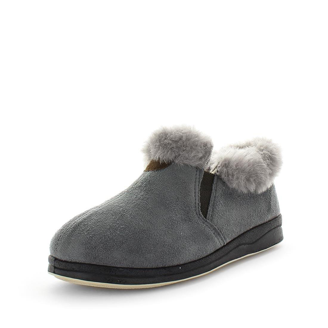V717-PELIVIA-GREY-7-187463-00 Panda PELIVIA Slippers Uggs Grey Shoe 7 - Image 1