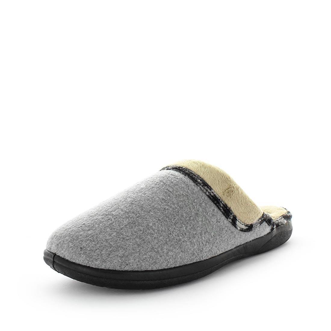 V717-PENGEL-GREY-10-186891-00 Panda PENGEL Slippers Uggs Grey Shoe 10 - Image 1