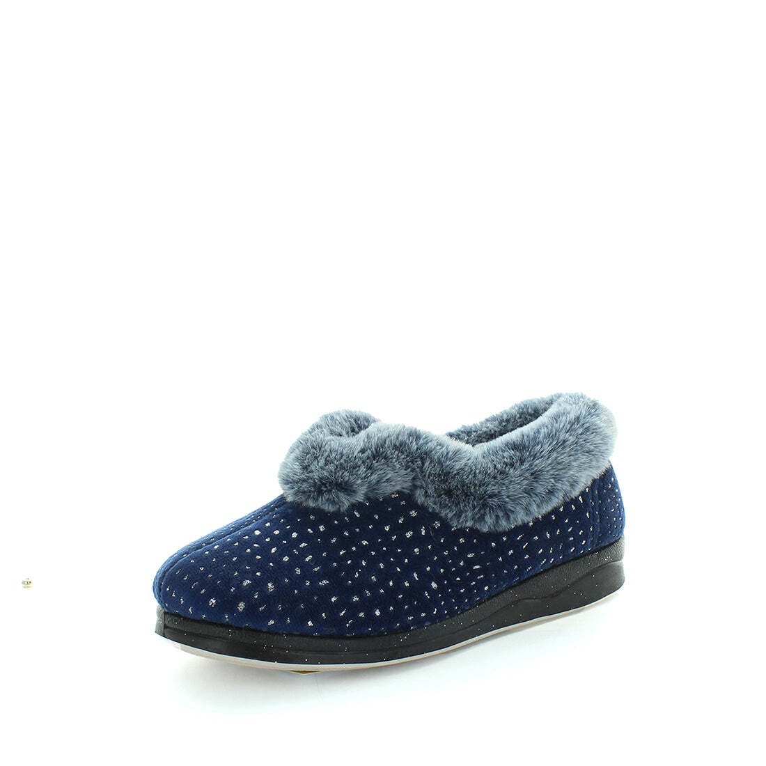 V717-PERIANA-NAVY-9-186856-00 Panda PERIANA Slippers Uggs Navy Shoe 9 - Image 1